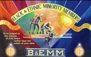 Black and Ethnic Minority Members Fire Brigades Union flag