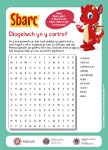 Sparc the dragon activity sheet wordsearch